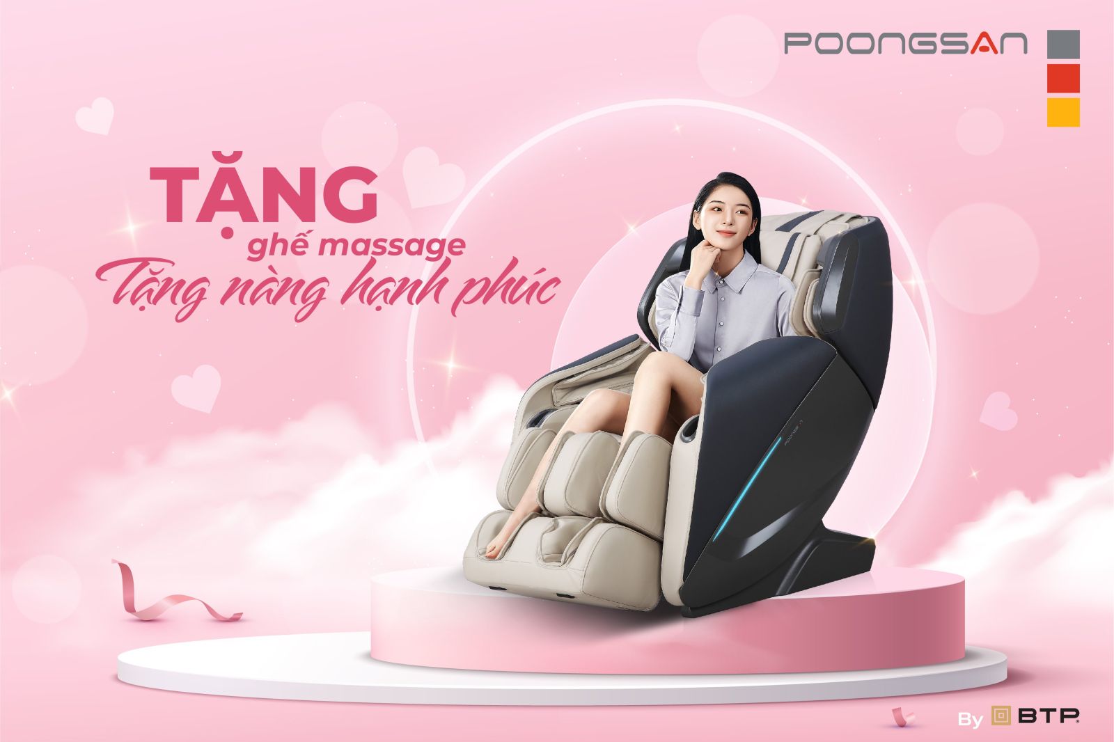 Quà 20/10 tặng ghế massage, tặng nàng hạnh phúc Quà 20/10 tặng ghế massage, tặng nàng hạnh phúc